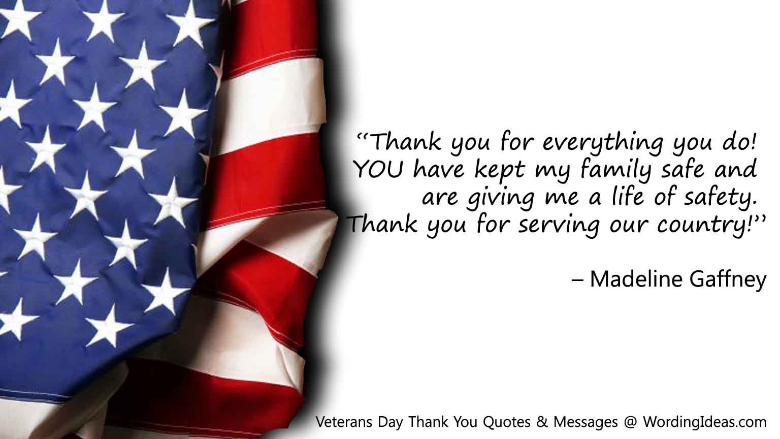 Veterans Day Thank You Messages And Quotes Wording Ideas