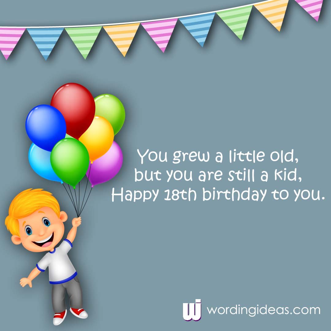 Happy 18th Birthday! 30+ Ways to Wish Someone a Happy 18th Birthday ...