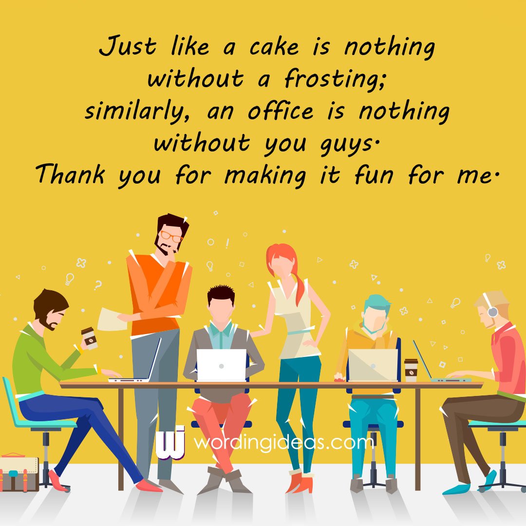 What To Write In A Thank You Card For Work Colleagues - Free Printable ...