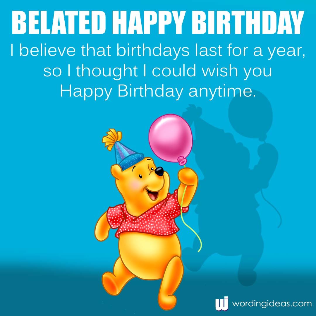 funny belated birthday wishes for friends