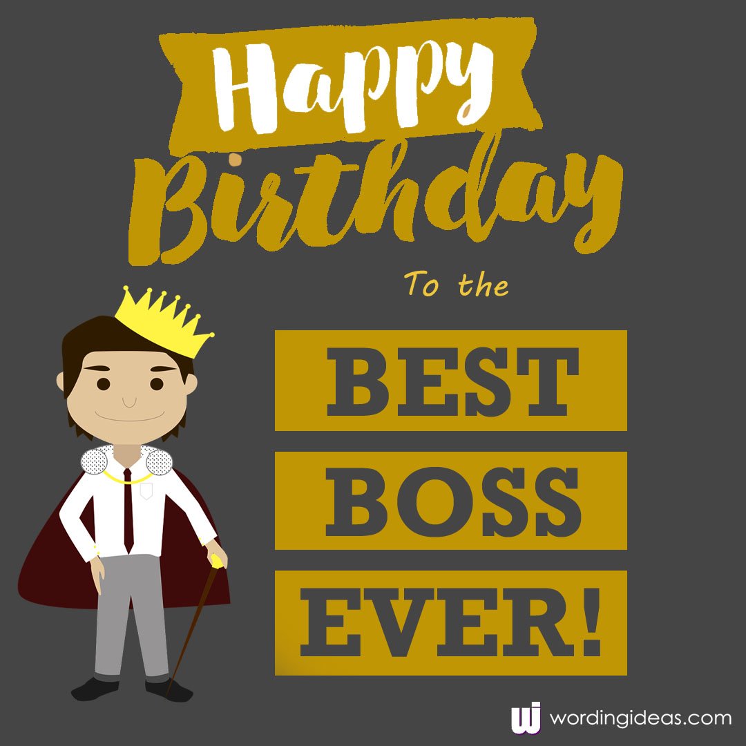 Happy Birthday From Boss