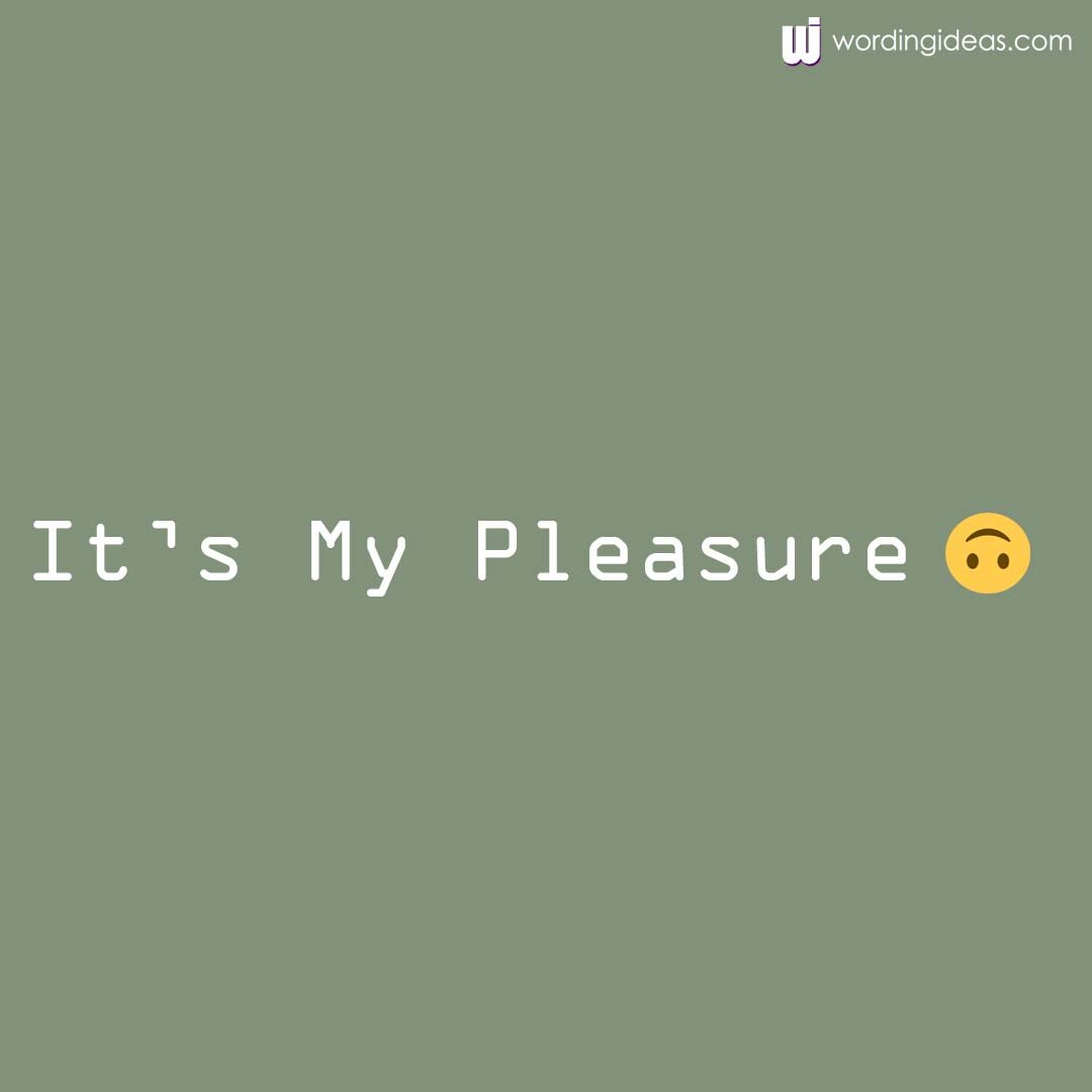 its-my-pleasure