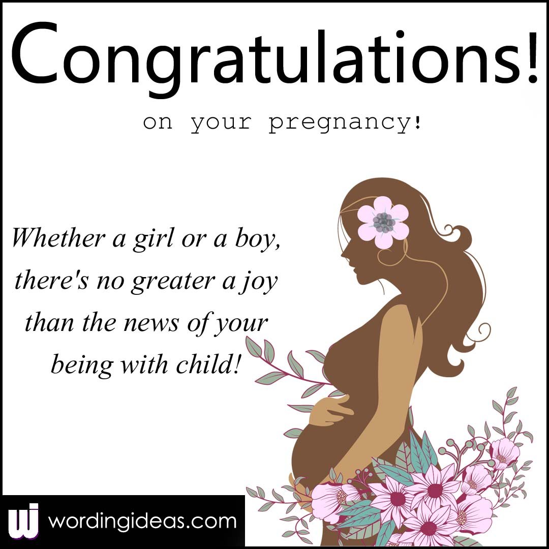 Pregnancy Congratulations: Messages and Wishes » Wording Ideas