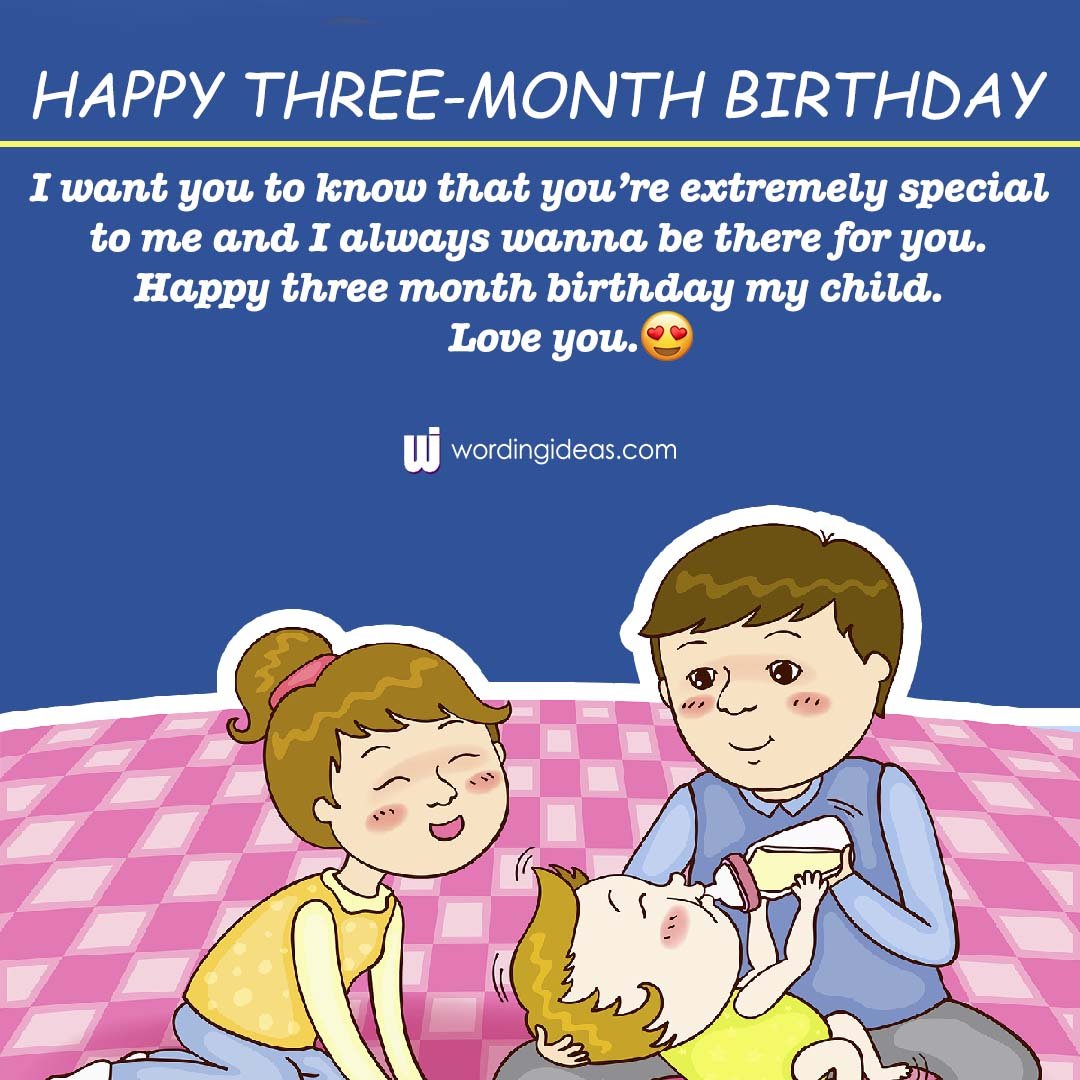 3rd Month Birthday Wishes For Baby Boy WordingIdeas