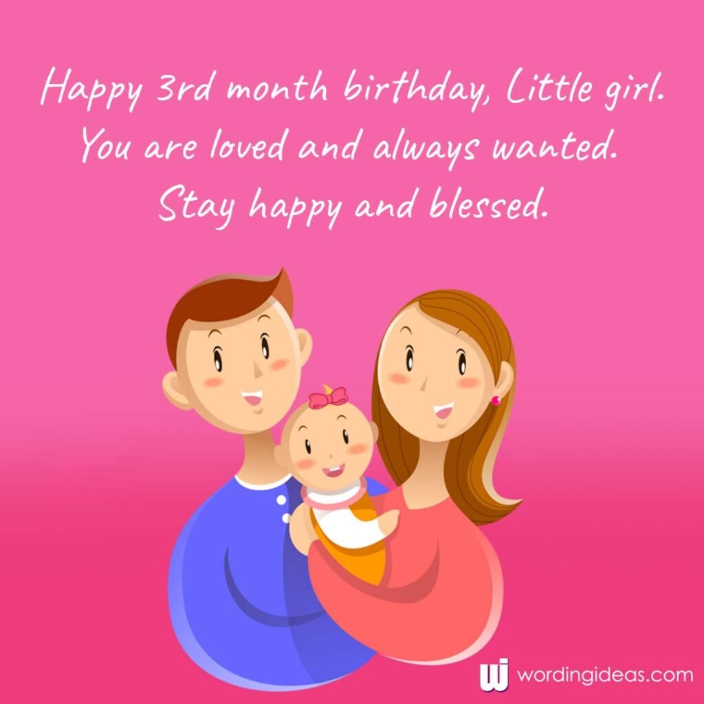 3rd-month-birthday-wishes-for-baby-girl-wording-ideas