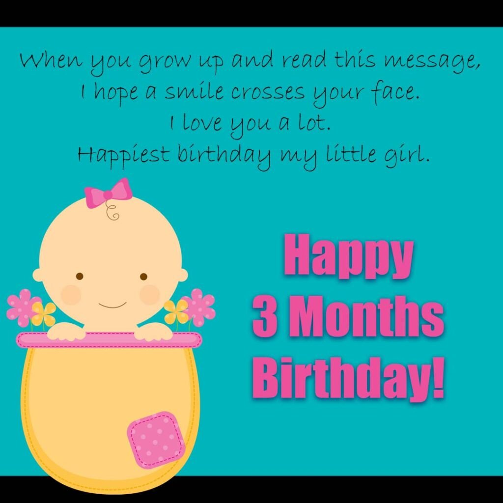 3rd-month-birthday-wishes-for-baby-girl-wording-ideas