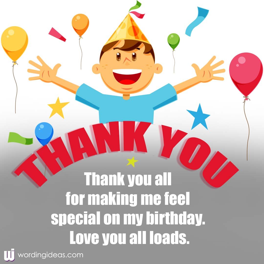 100  Ways to Say Thank You All For the Birthday Wishes Wording Ideas